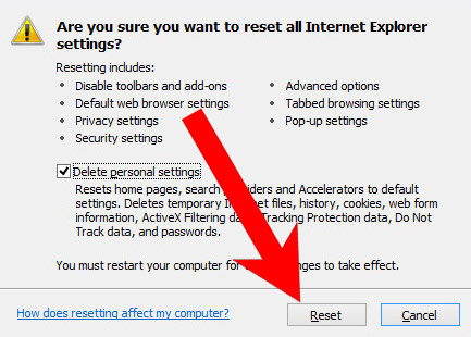 IE-reset Threat Script Host